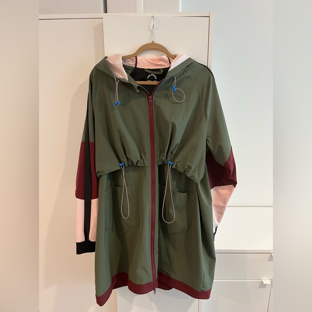 NWOT The Upside Colorblock Hooded Utility Jacket, XL